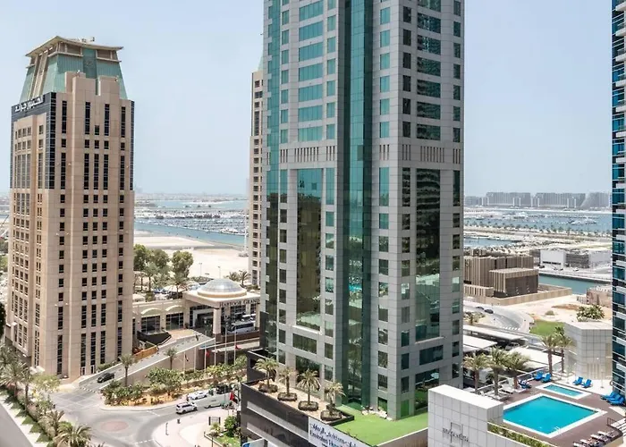 Cozy 1Br Near Jbr Beach With Sea View Pool Gym And Free Parking